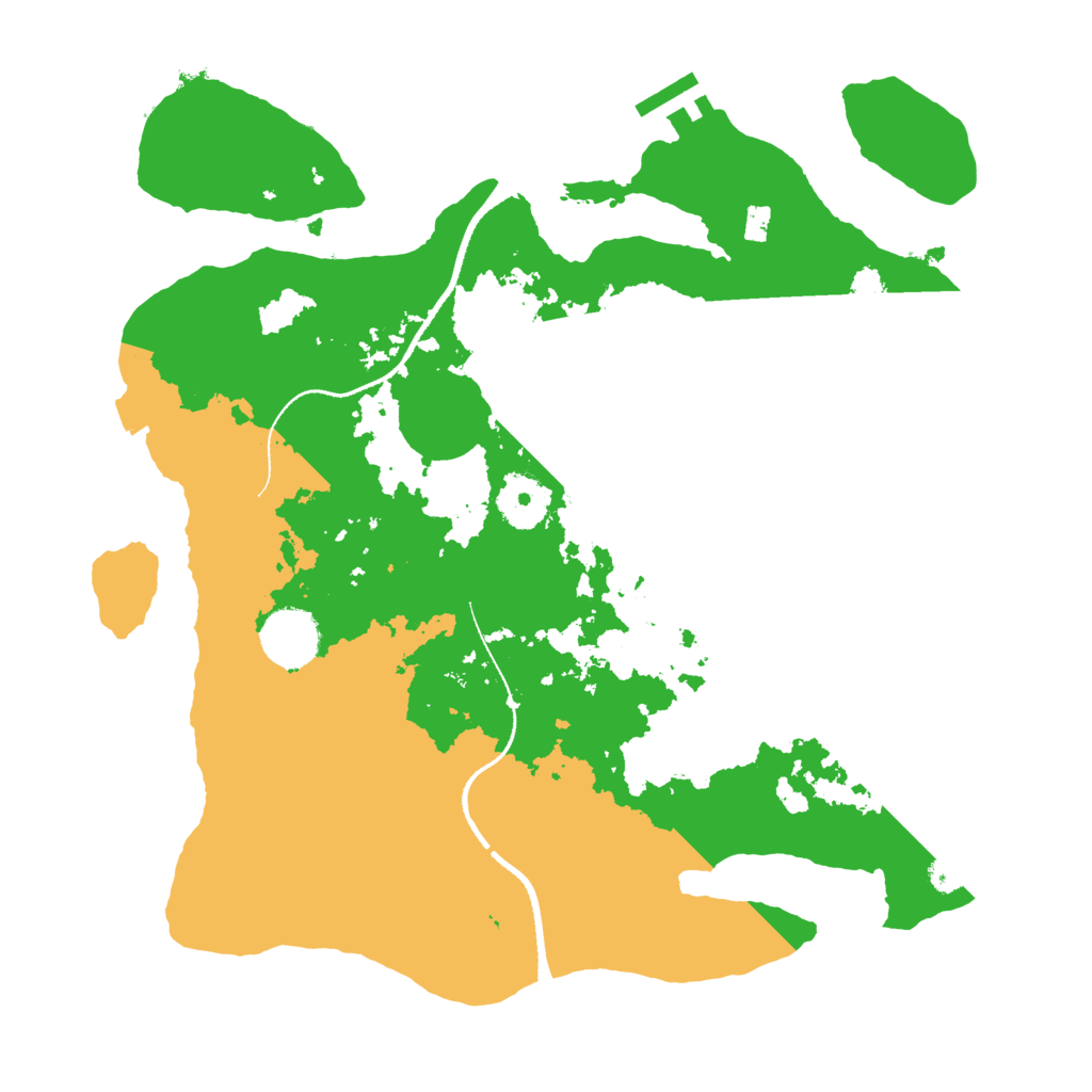 Biome Rust Map: Procedural Map, Size: 3300, Seed: 714650212