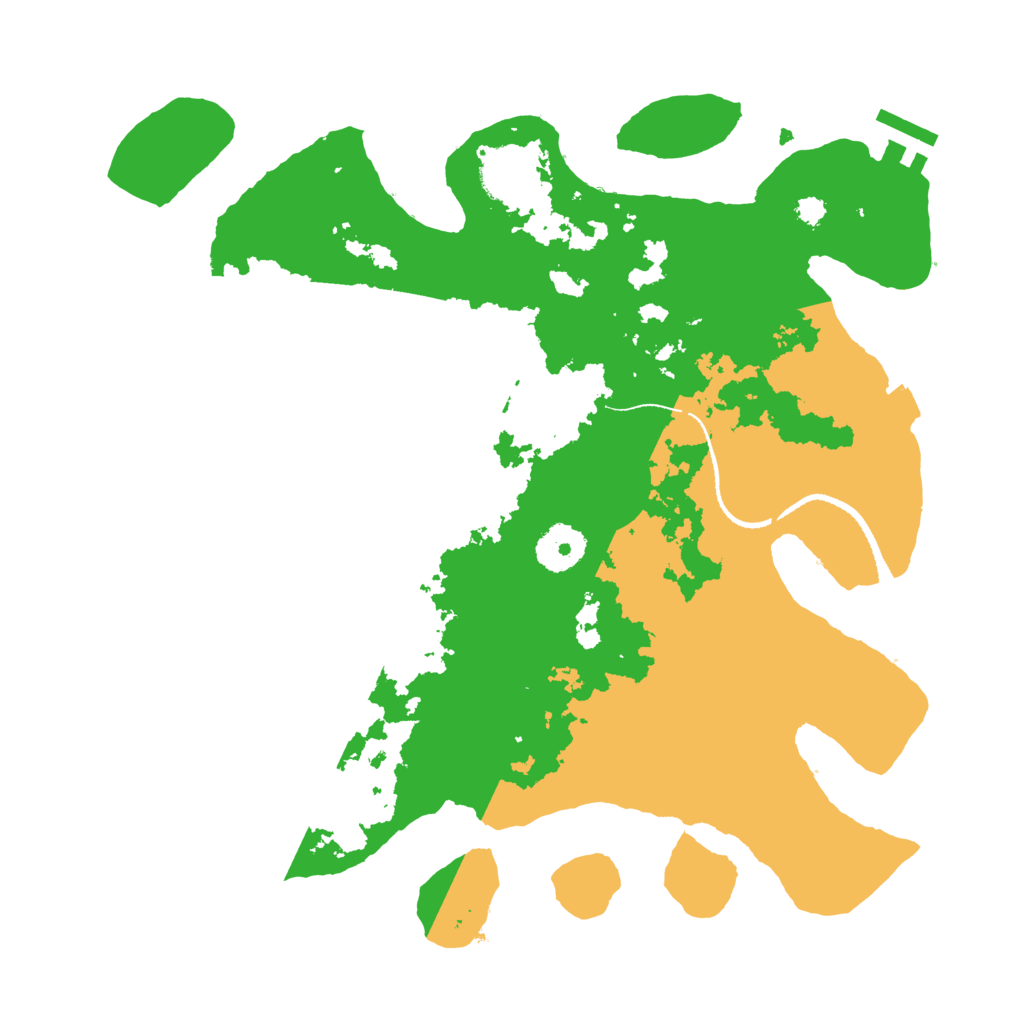 Biome Rust Map: Procedural Map, Size: 3250, Seed: 978378813