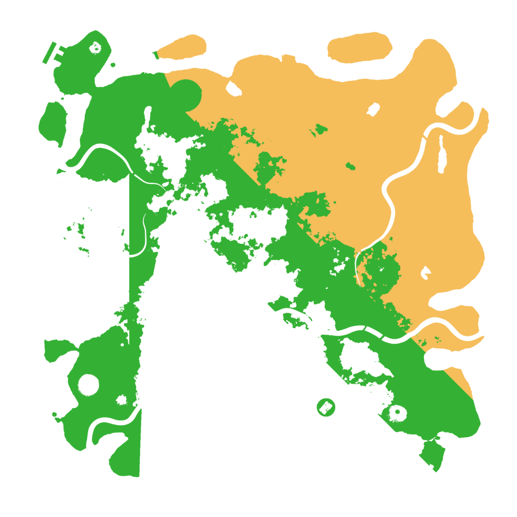 Biome Rust Map: Procedural Map, Size: 4500, Seed: 1549832946