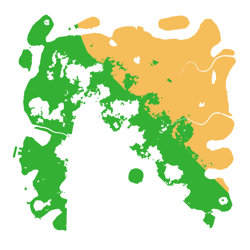 Biome Rust Map: Procedural Map, Size: 4500, Seed: 1549832946