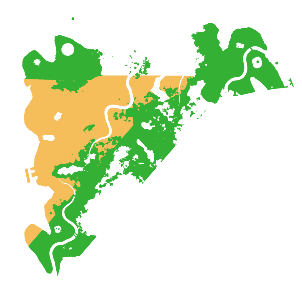 Biome Rust Map: Procedural Map, Size: 4250, Seed: 400099