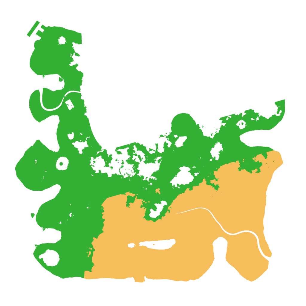 Biome Rust Map: Procedural Map, Size: 3500, Seed: 1102671429