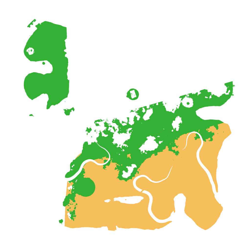 Biome Rust Map: Procedural Map, Size: 3500, Seed: 1102671429