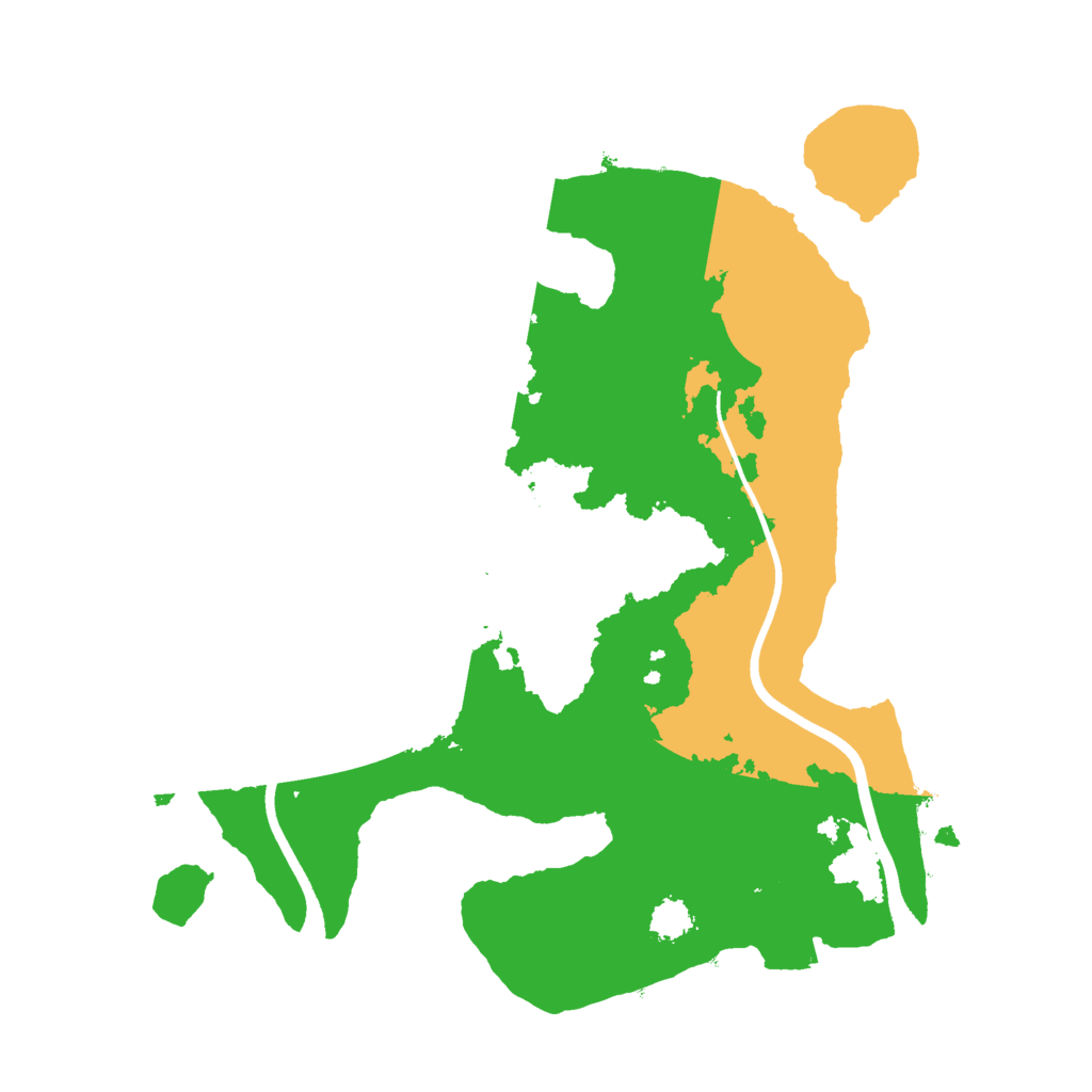 Biome Rust Map: Procedural Map, Size: 2400, Seed: 241025