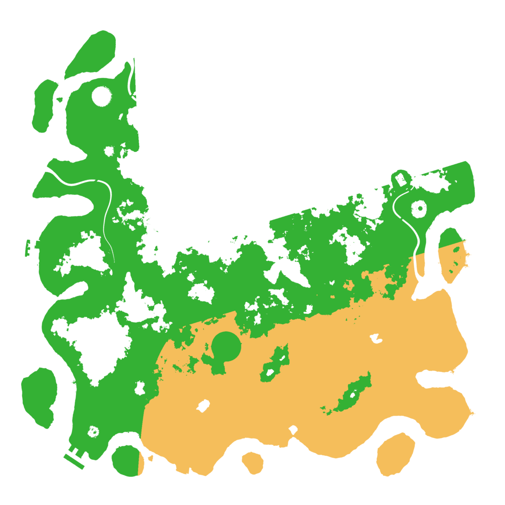 Biome Rust Map: Procedural Map, Size: 4500, Seed: 156472597