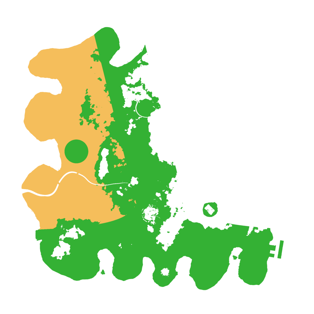 Biome Rust Map: Procedural Map, Size: 3500, Seed: 1717948959