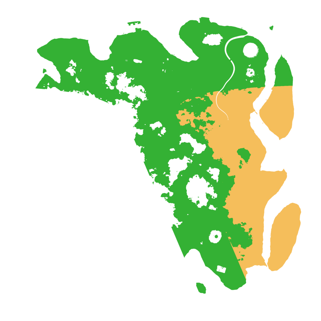 Biome Rust Map: Procedural Map, Size: 3800, Seed: 148313229