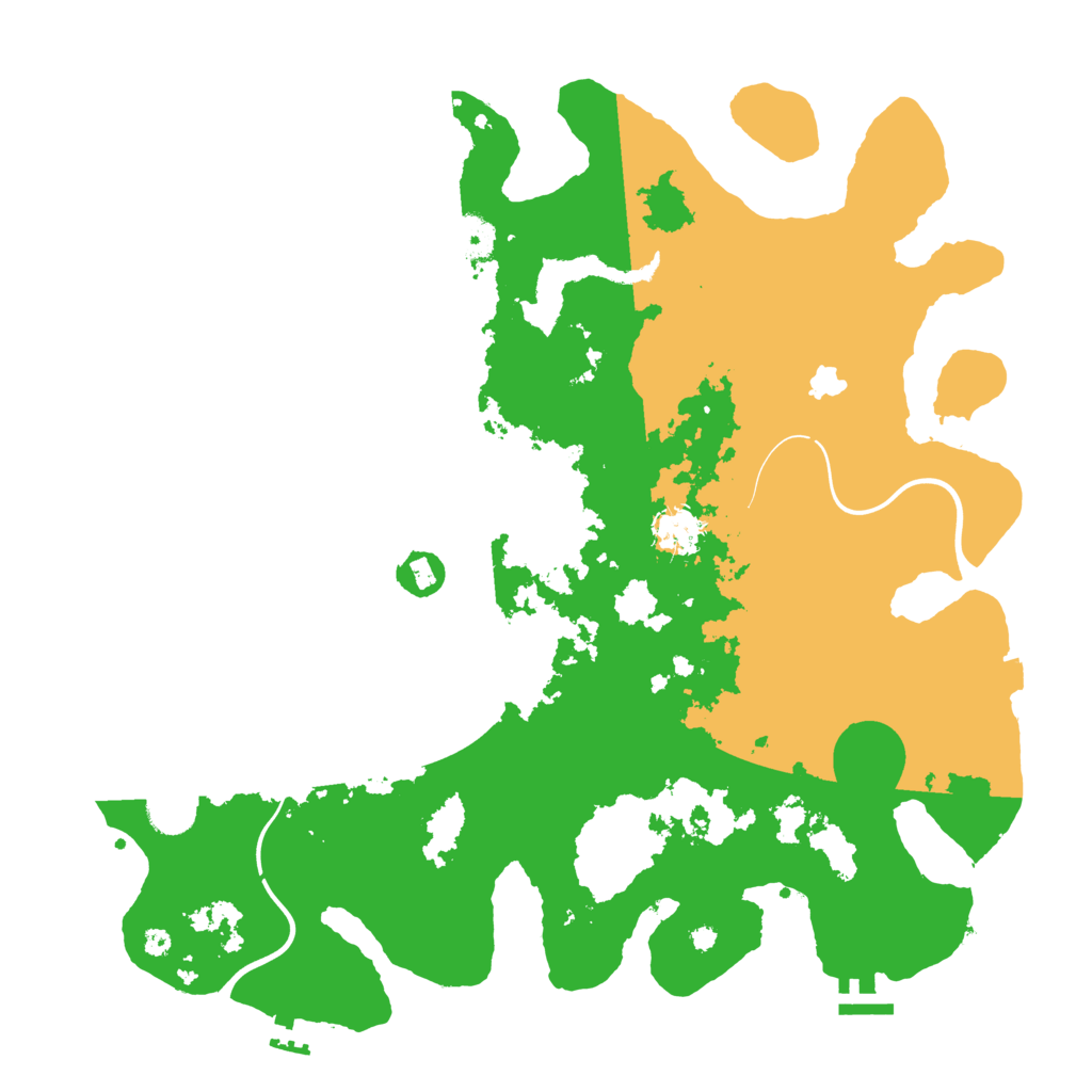 Biome Rust Map: Procedural Map, Size: 4000, Seed: 290444397