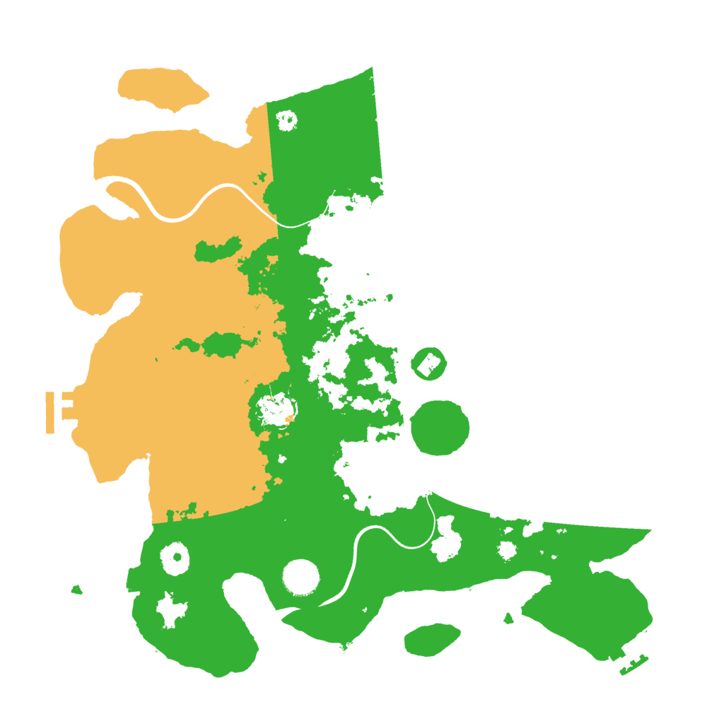 Biome Rust Map: Procedural Map, Size: 3500, Seed: 1155878269