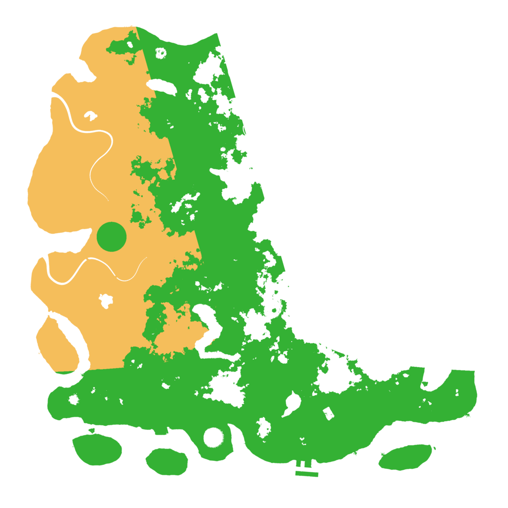 Biome Rust Map: Procedural Map, Size: 4500, Seed: 45452836