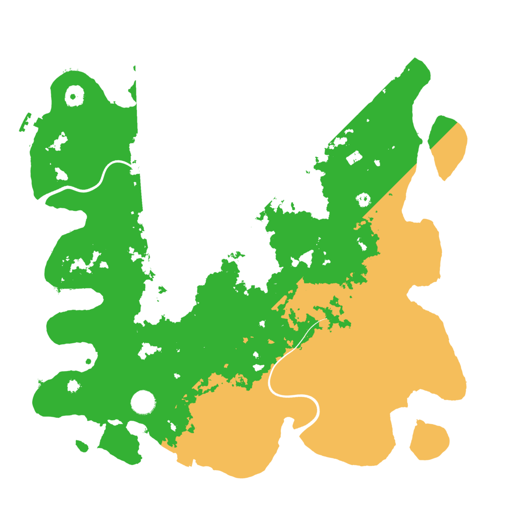 Biome Rust Map: Procedural Map, Size: 3700, Seed: 914967896