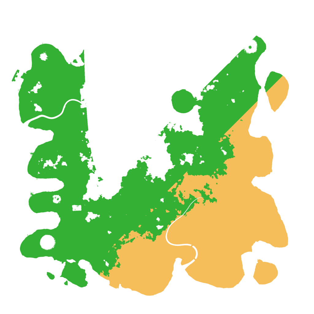 Biome Rust Map: Procedural Map, Size: 3700, Seed: 914967896