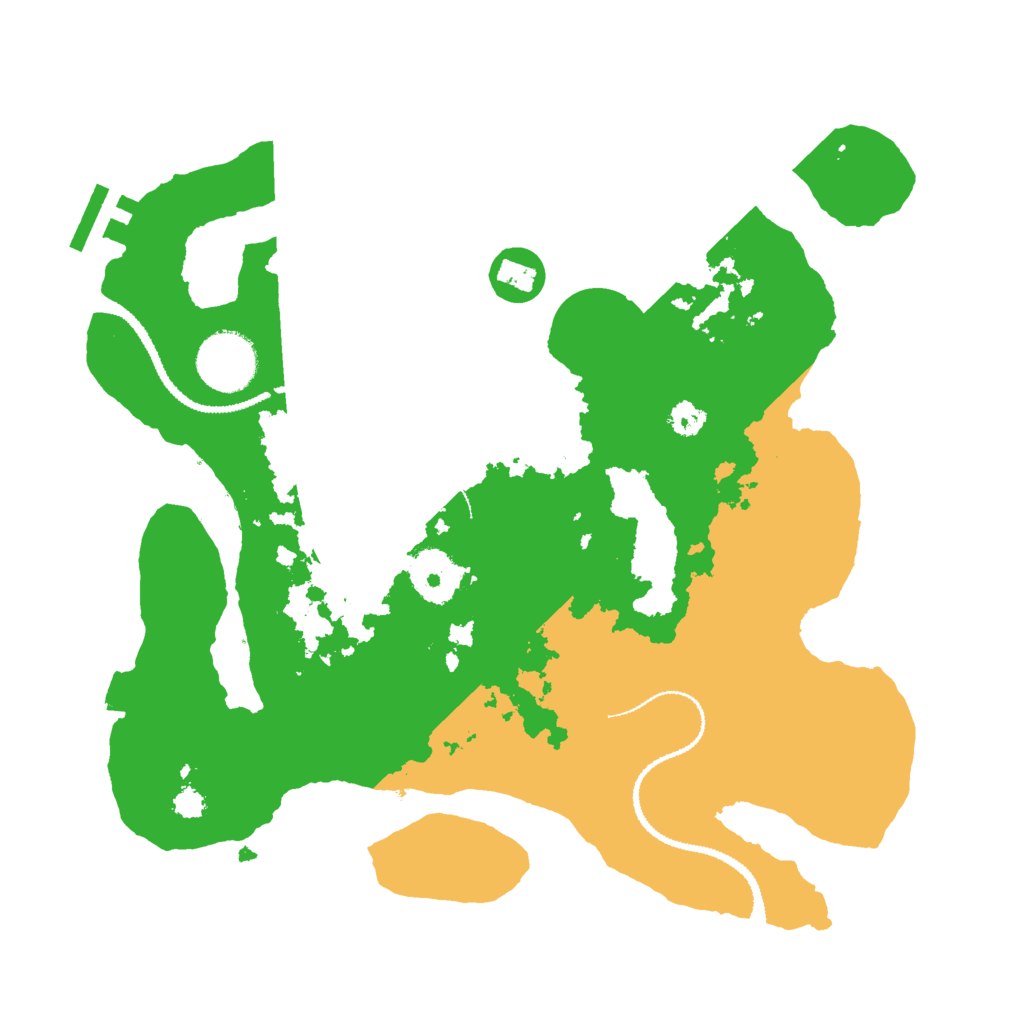 Biome Rust Map: Procedural Map, Size: 3000, Seed: 801283387