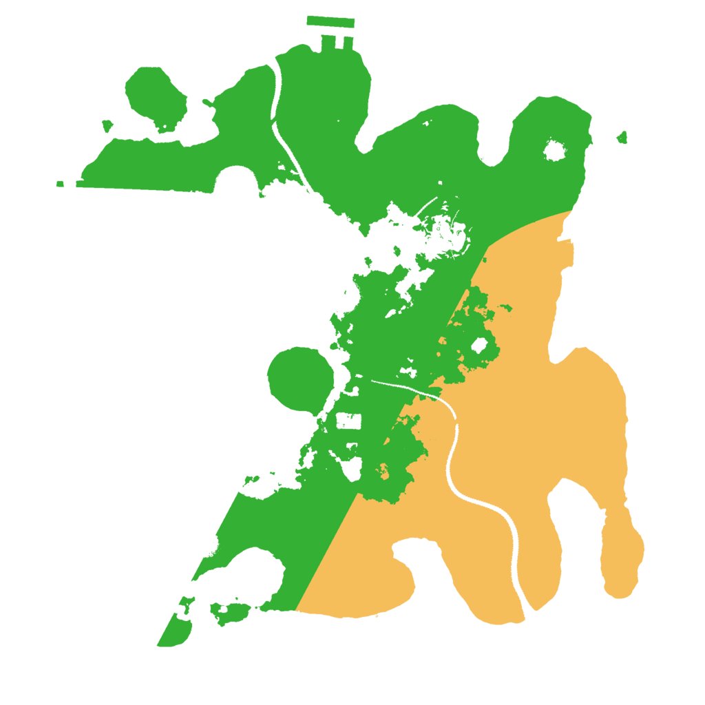 Biome Rust Map: Procedural Map, Size: 3000, Seed: 1071338270