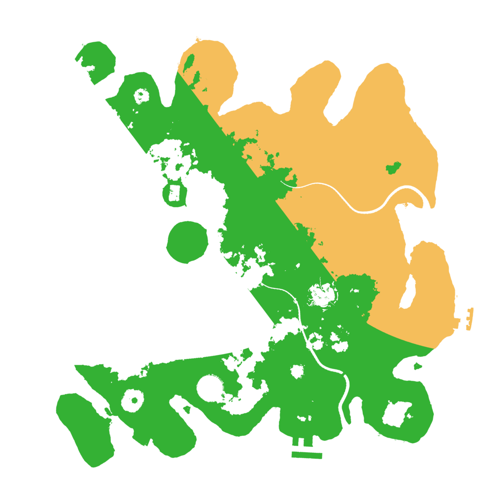 Biome Rust Map: Procedural Map, Size: 3300, Seed: 201271792