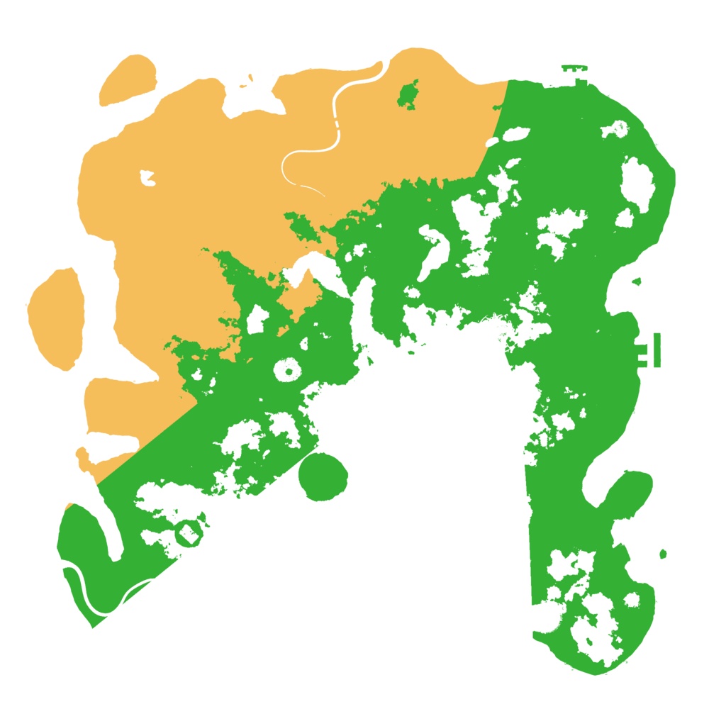 Biome Rust Map: Procedural Map, Size: 4250, Seed: 310371