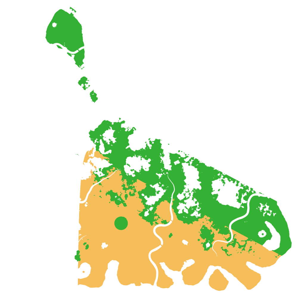 Biome Rust Map: Procedural Map, Size: 6000, Seed: 24969