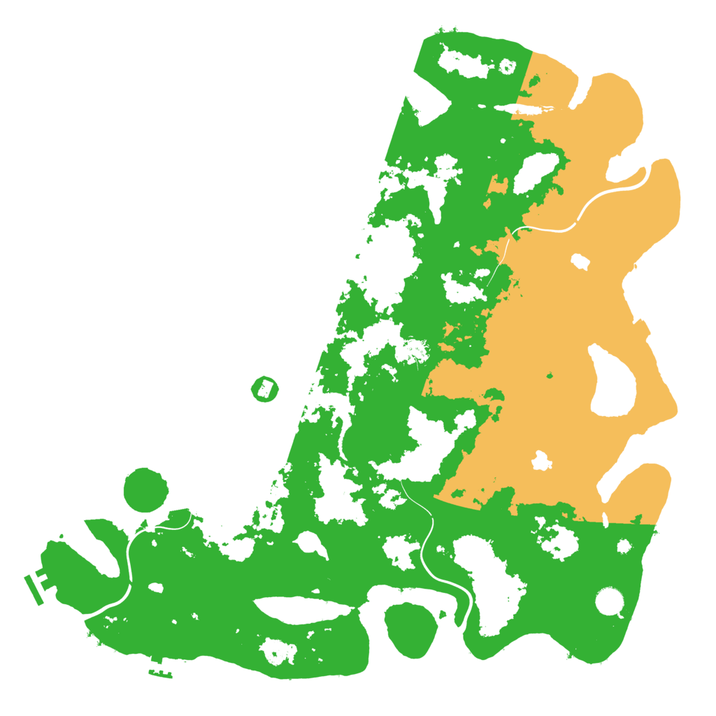 Biome Rust Map: Procedural Map, Size: 4500, Seed: 143785941