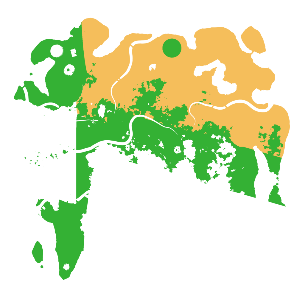 Biome Rust Map: Procedural Map, Size: 4250, Seed: 27811