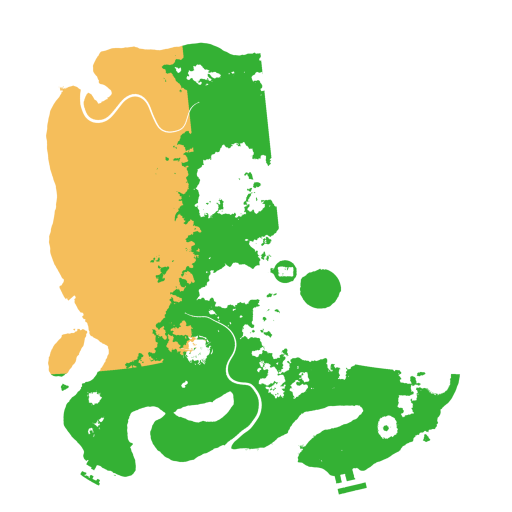 Biome Rust Map: Procedural Map, Size: 3600, Seed: 813734451