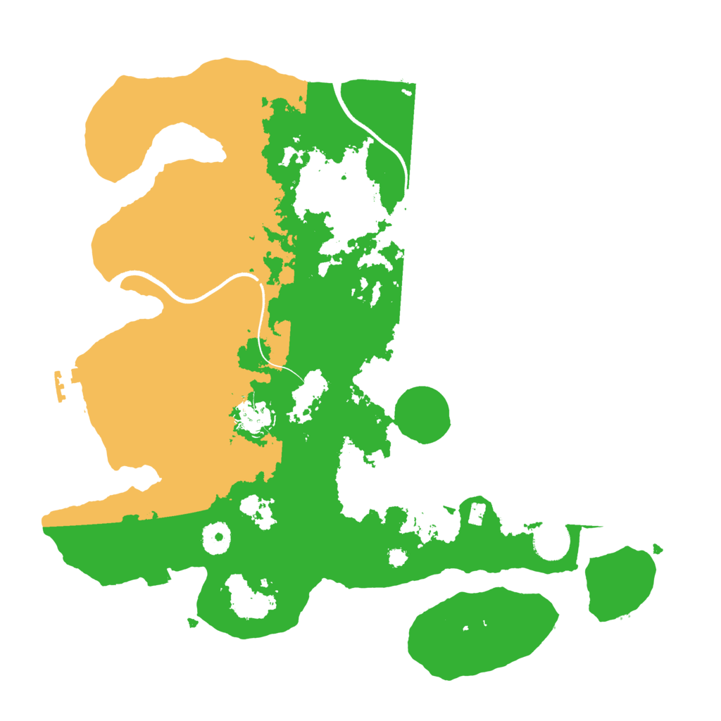 Biome Rust Map: Procedural Map, Size: 3500, Seed: 1583912832