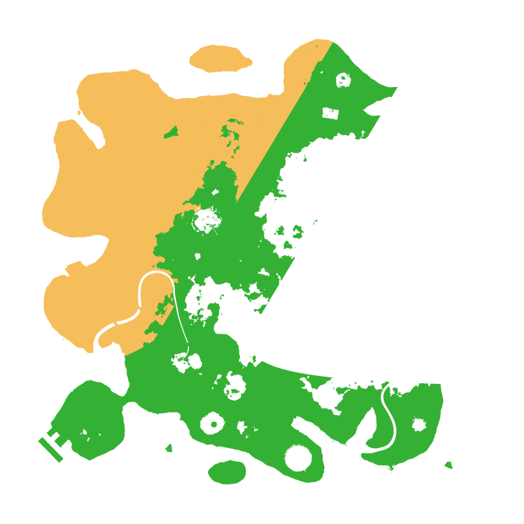 Biome Rust Map: Procedural Map, Size: 3500, Seed: 853968929