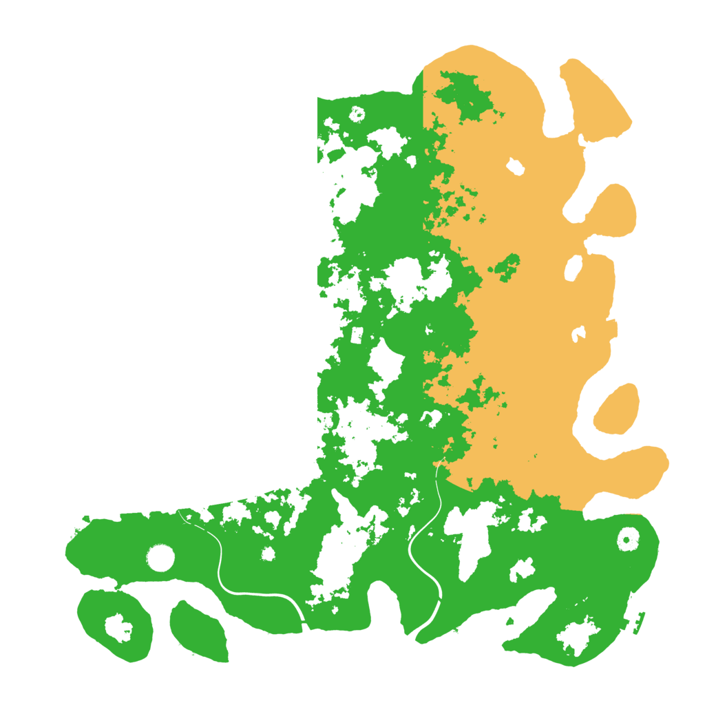 Biome Rust Map: Procedural Map, Size: 4500, Seed: 509012065