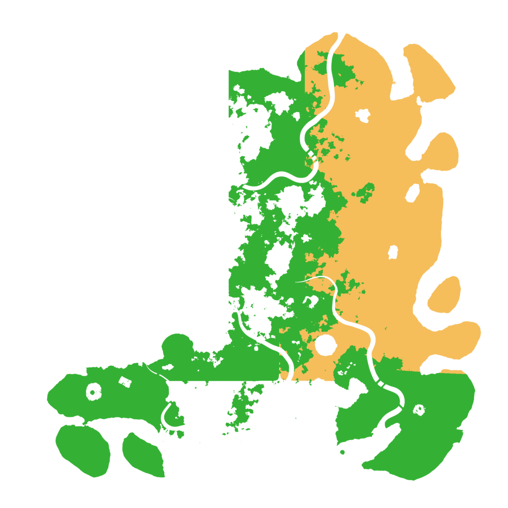 Biome Rust Map: Procedural Map, Size: 4500, Seed: 509012065
