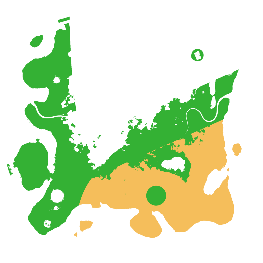 Biome Rust Map: Procedural Map, Size: 3500, Seed: 1635288702