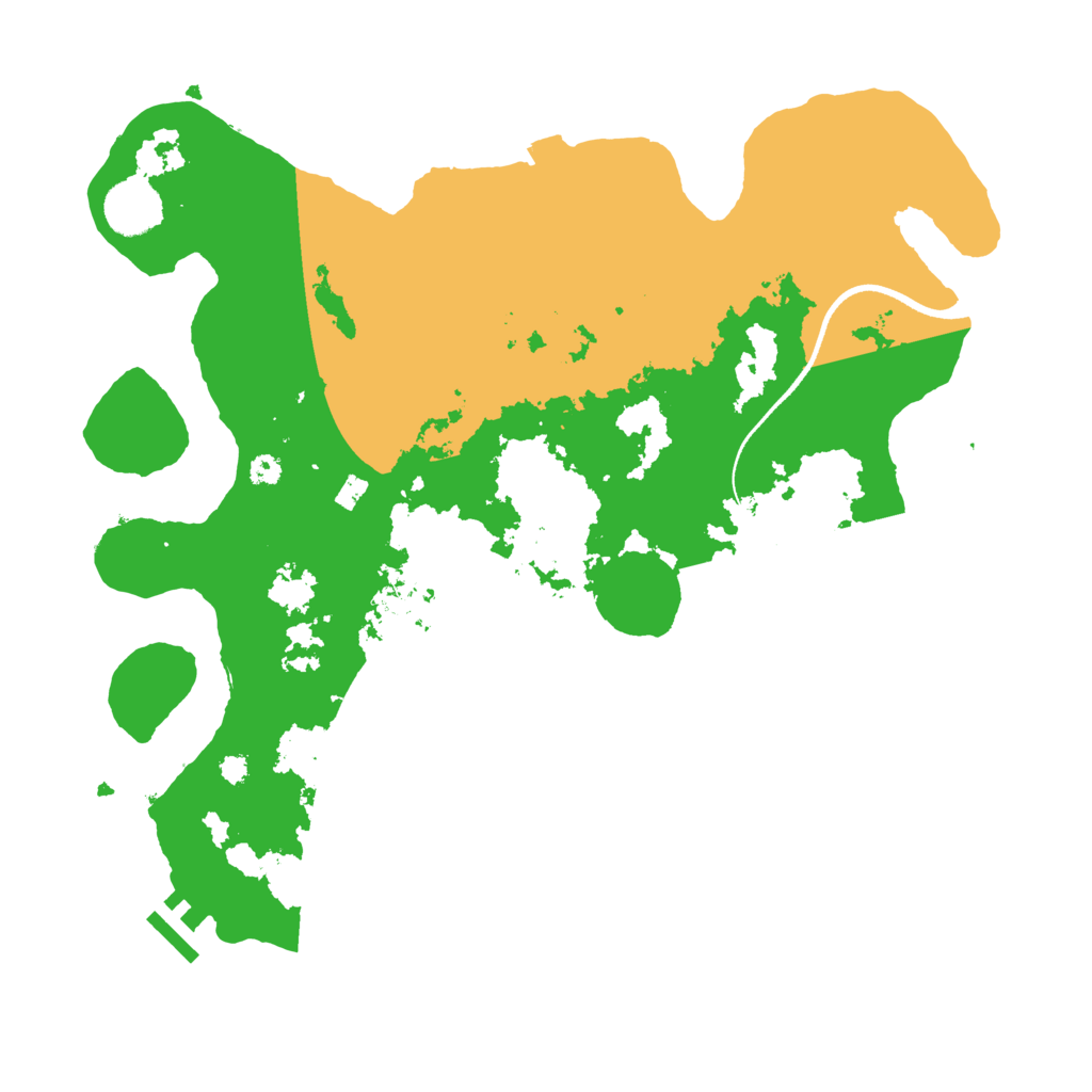 Biome Rust Map: Procedural Map, Size: 3500, Seed: 1912361
