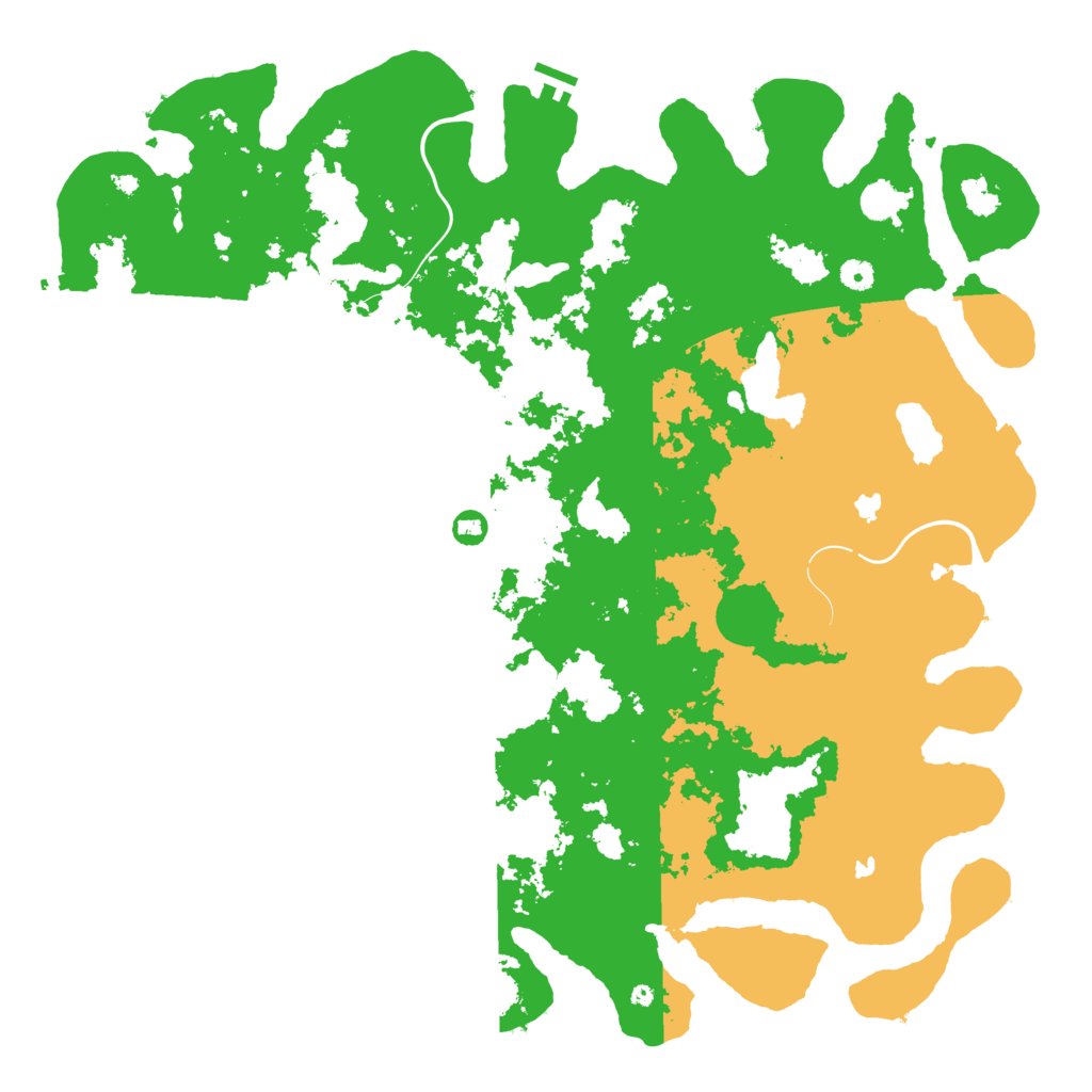 Biome Rust Map: Procedural Map, Size: 5000, Seed: 1542854251