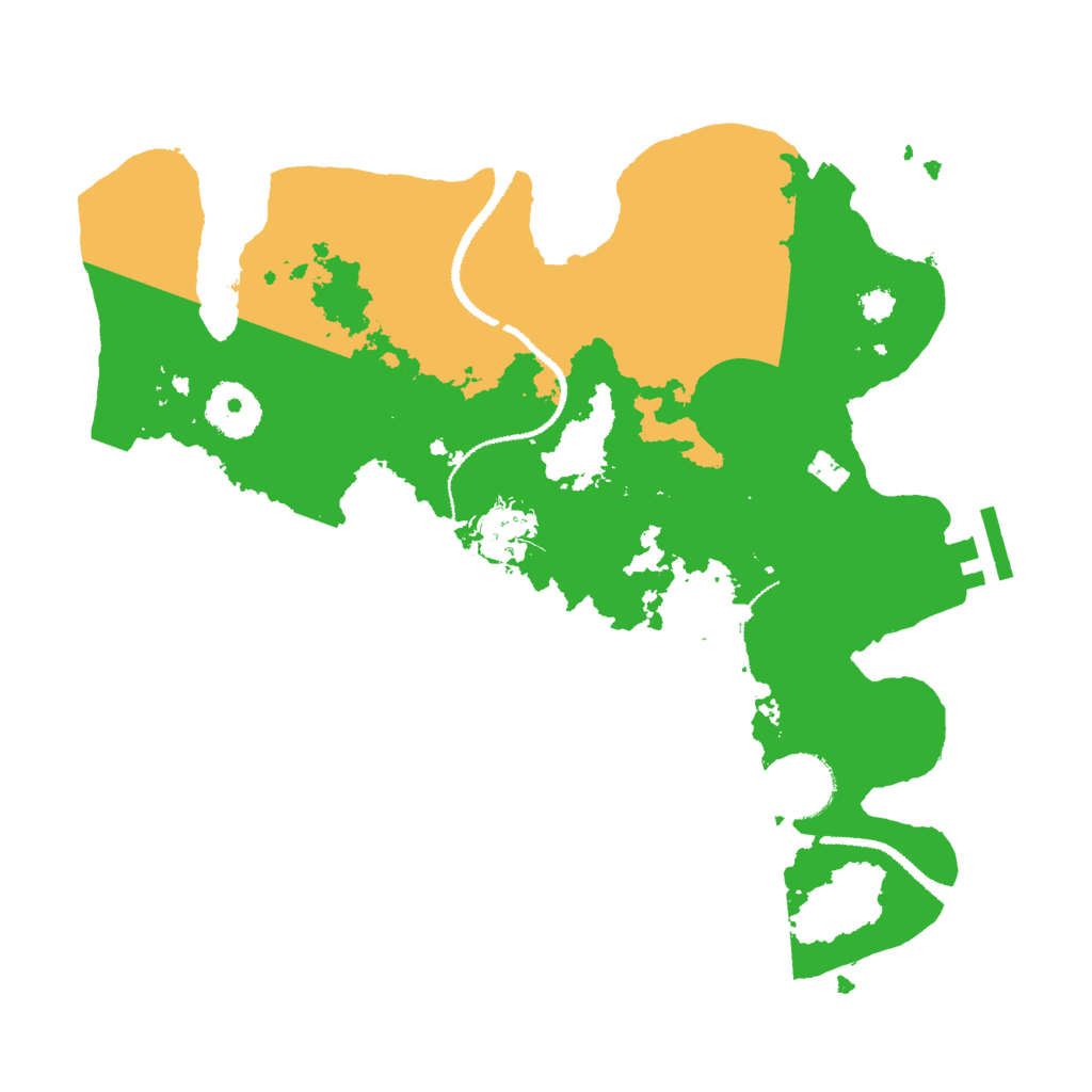 Biome Rust Map: Procedural Map, Size: 3000, Seed: 1306566125