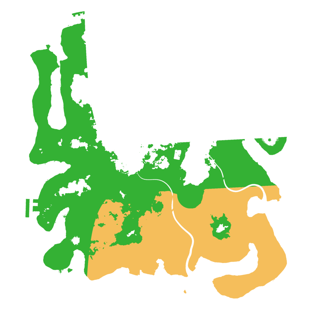 Biome Rust Map: Procedural Map, Size: 3500, Seed: 33613769