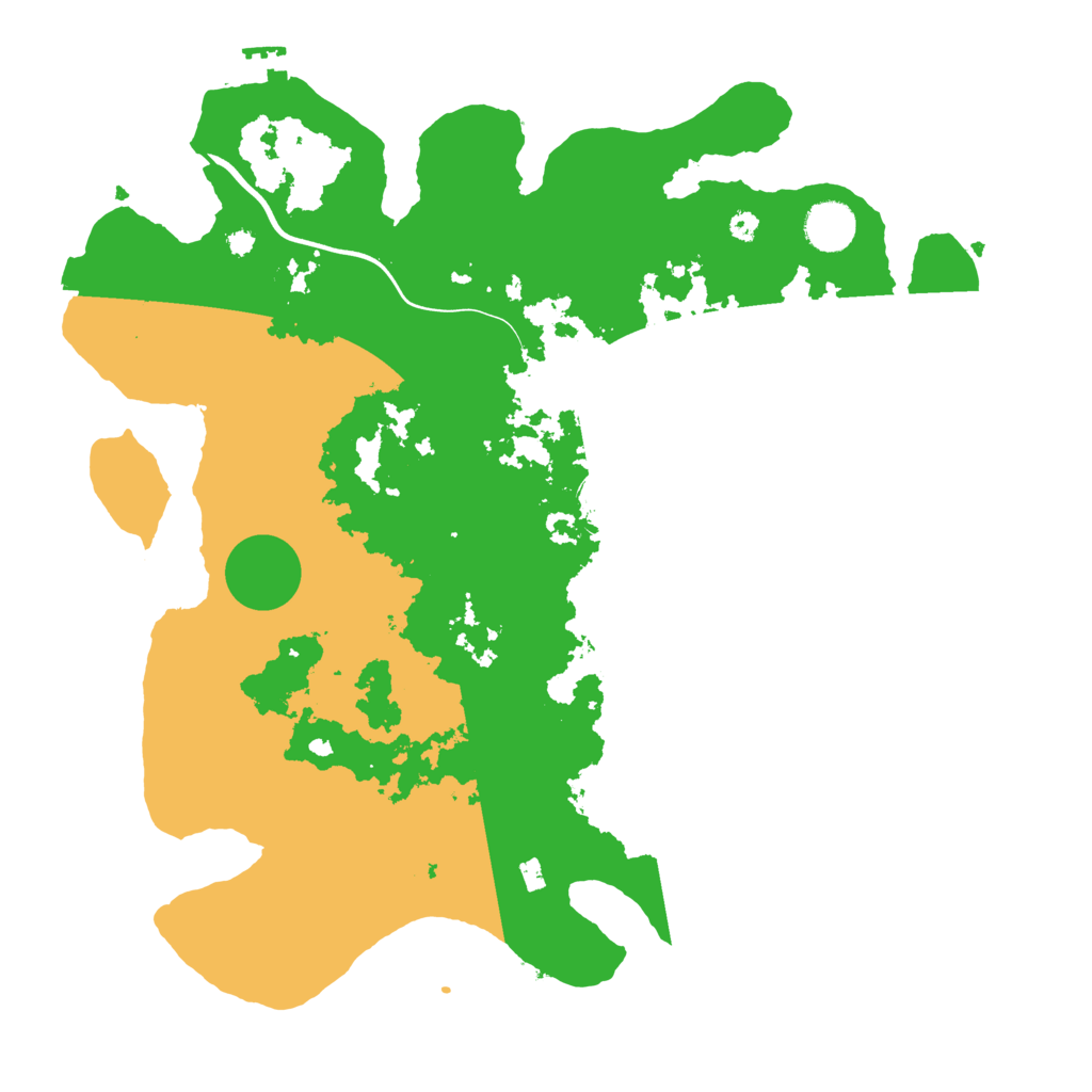 Biome Rust Map: Procedural Map, Size: 3800, Seed: 892101862