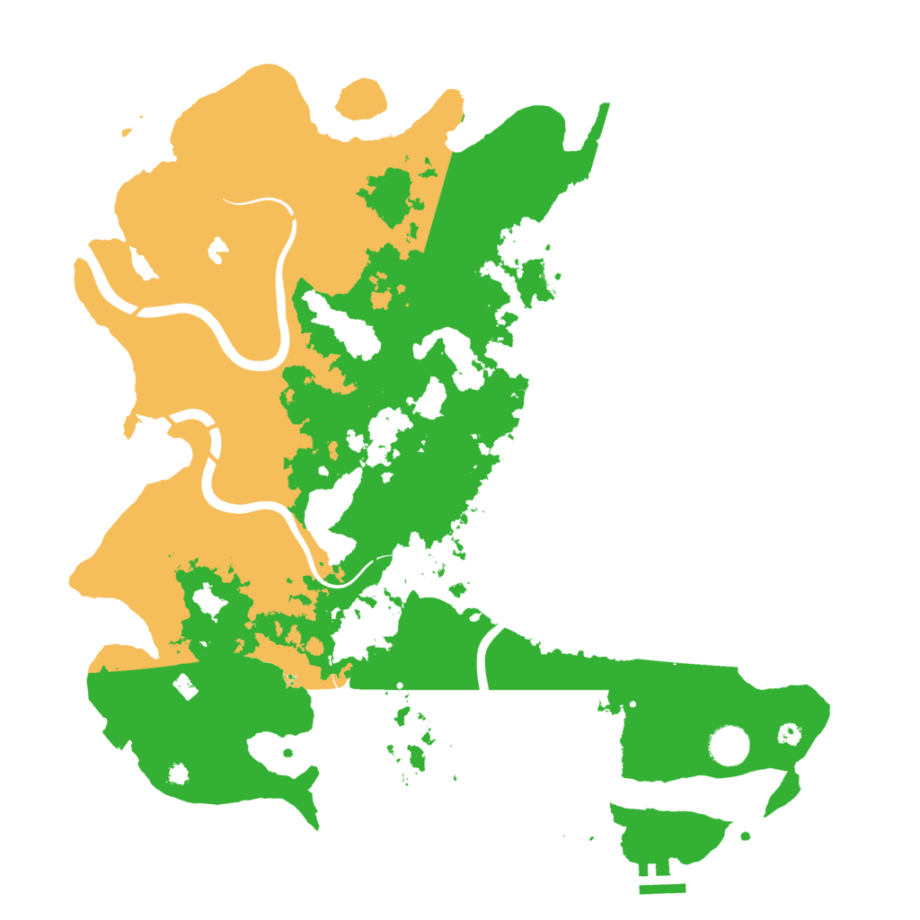 Biome Rust Map: Procedural Map, Size: 4000, Seed: 1592364130