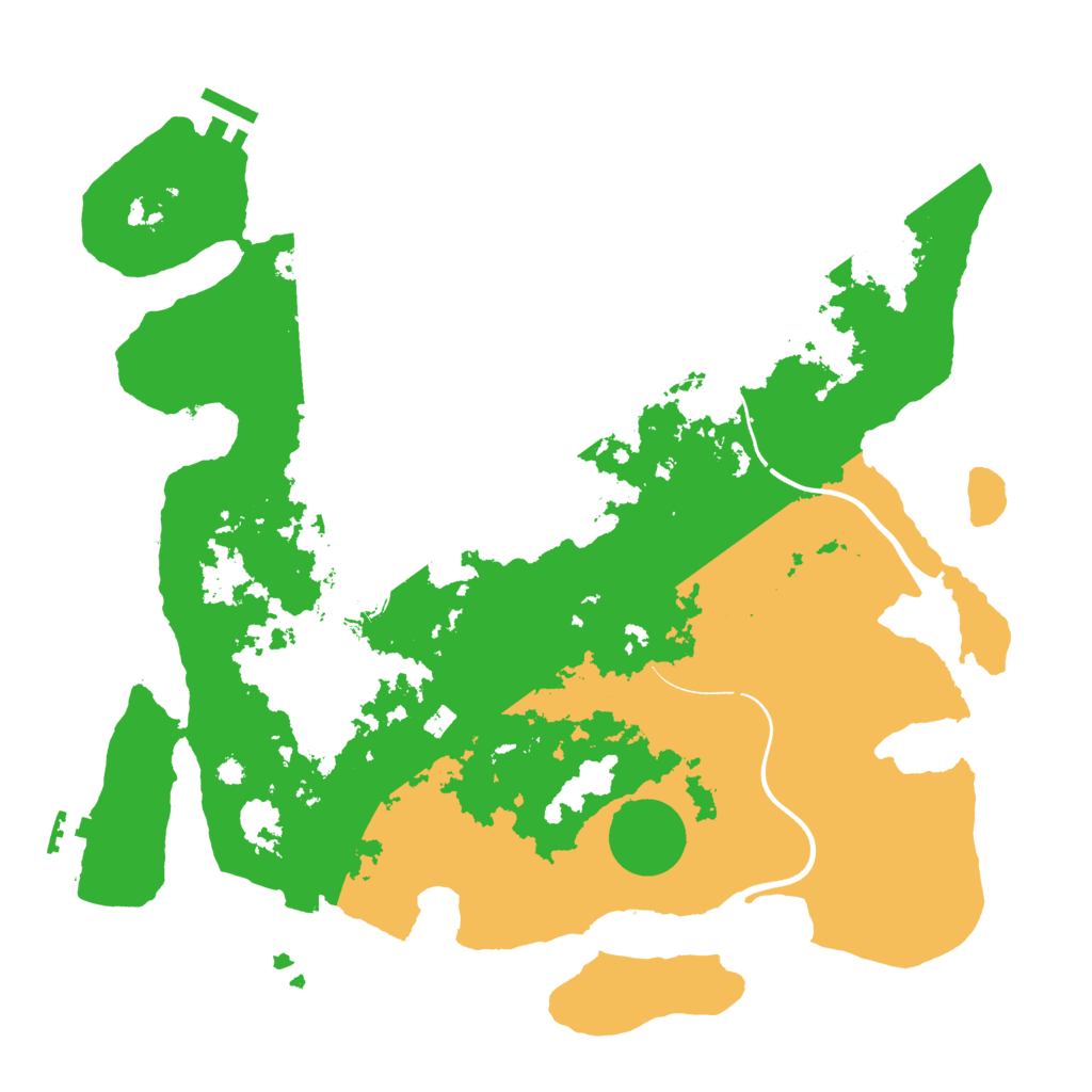 Biome Rust Map: Procedural Map, Size: 3750, Seed: 142936146