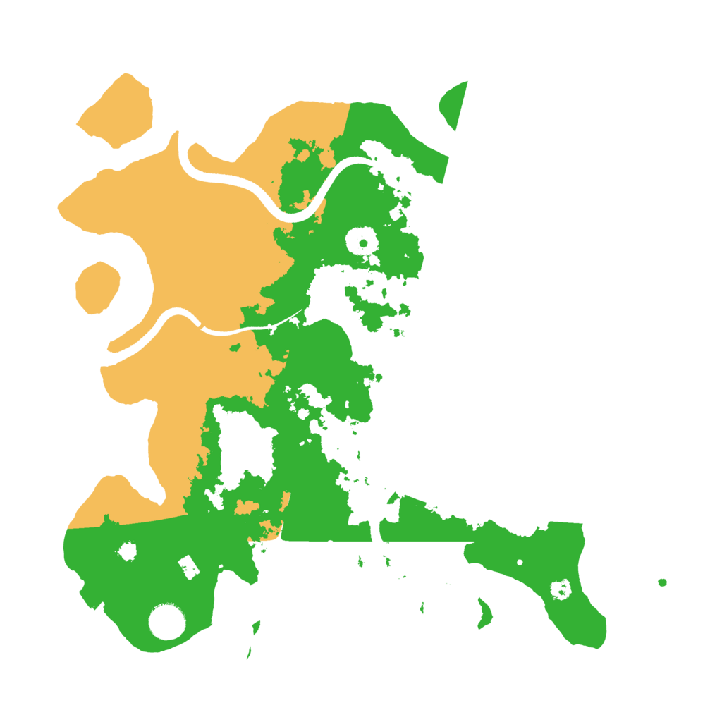 Biome Rust Map: Procedural Map, Size: 3500, Seed: 1714828619