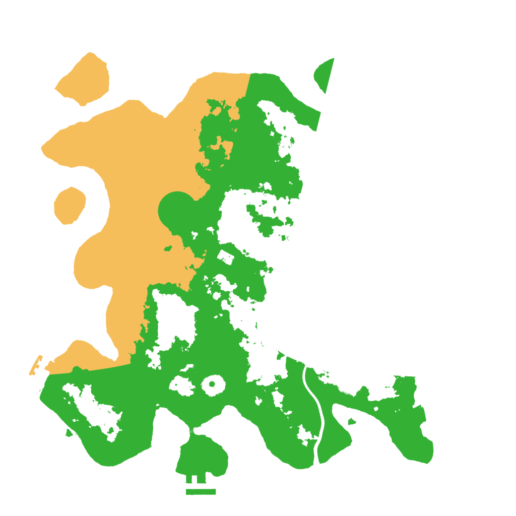 Biome Rust Map: Procedural Map, Size: 3500, Seed: 1714828619