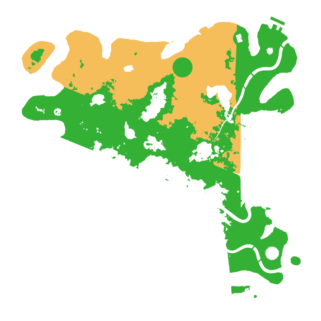 Biome Rust Map: Procedural Map, Size: 4250, Seed: 108416721