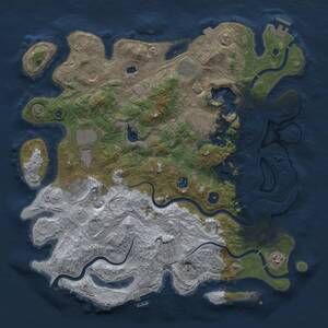 Thumbnail Rust Map: Procedural Map, Size: 4250, Seed: 108416721, 15 Monuments