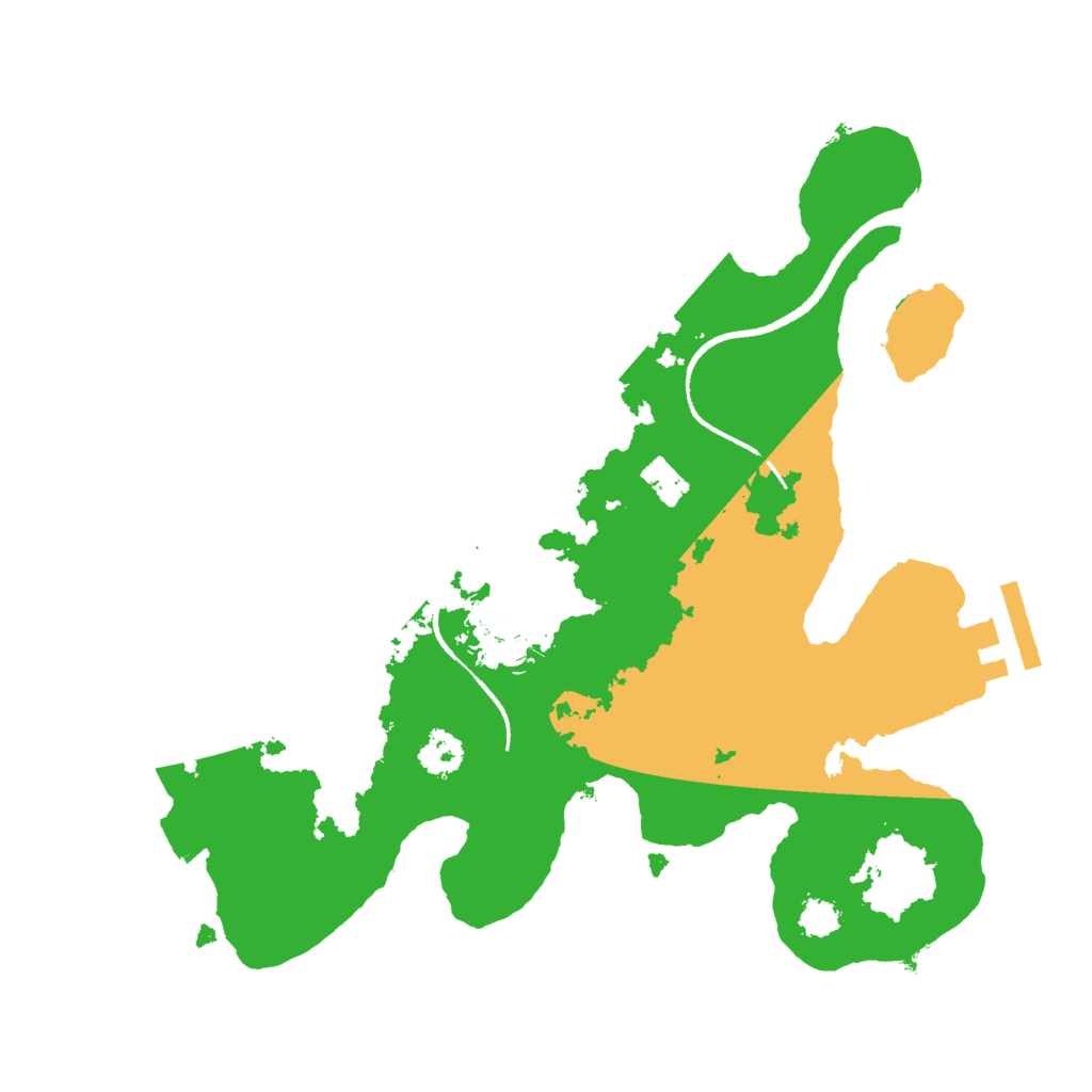 Biome Rust Map: Procedural Map, Size: 2500, Seed: 170