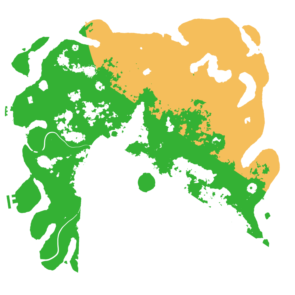 Biome Rust Map: Procedural Map, Size: 4500, Seed: 1871957981