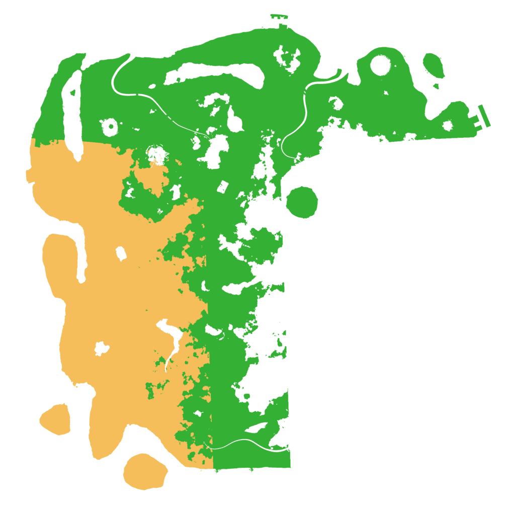 Biome Rust Map: Procedural Map, Size: 4500, Seed: 1122951888