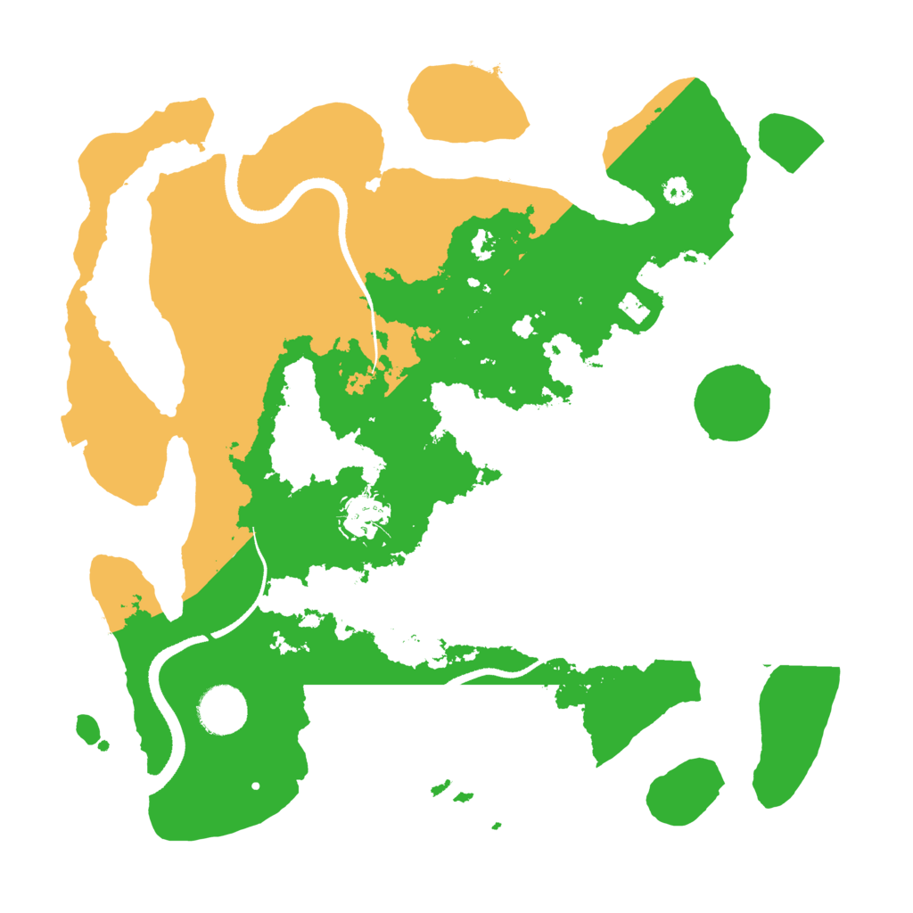 Biome Rust Map: Procedural Map, Size: 3300, Seed: 765245049