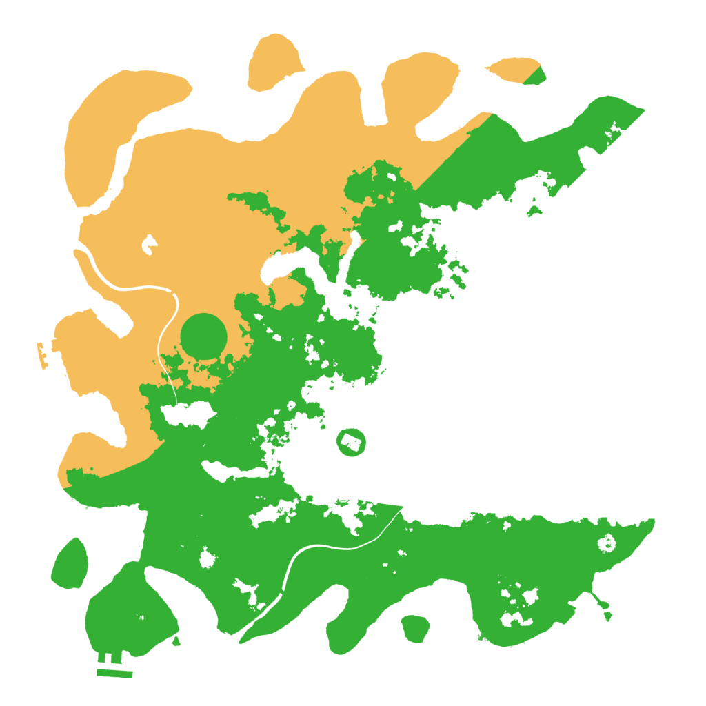 Biome Rust Map: Procedural Map, Size: 4000, Seed: 50018