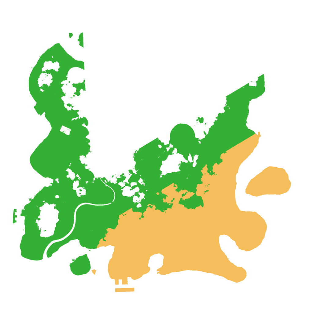 Biome Rust Map: Procedural Map, Size: 3300, Seed: 1151083542