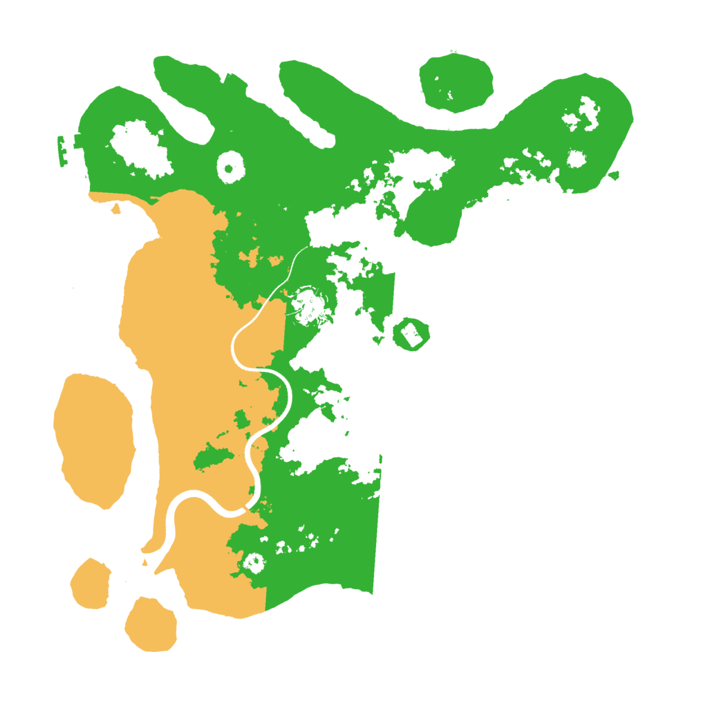 Biome Rust Map: Procedural Map, Size: 3500, Seed: 2127672735