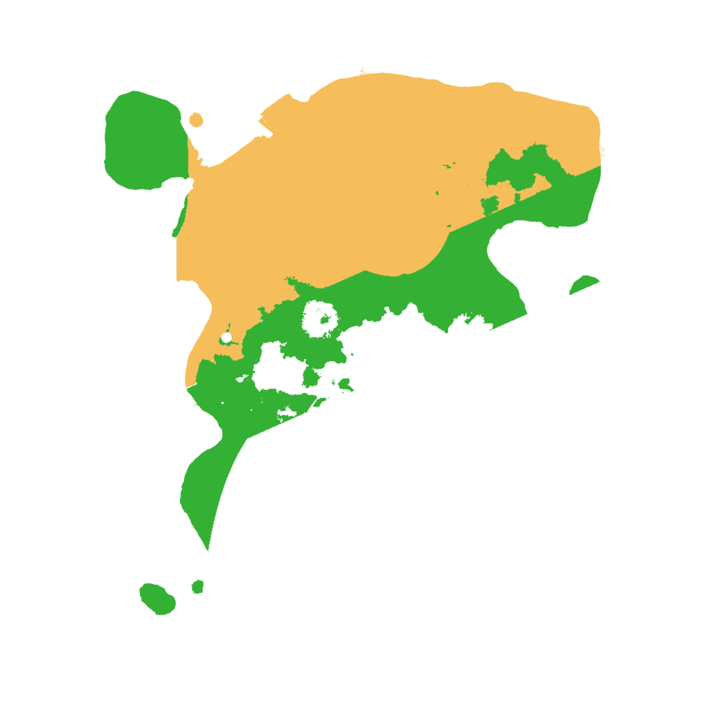 Biome Rust Map: Procedural Map, Size: 2000, Seed: 3245234