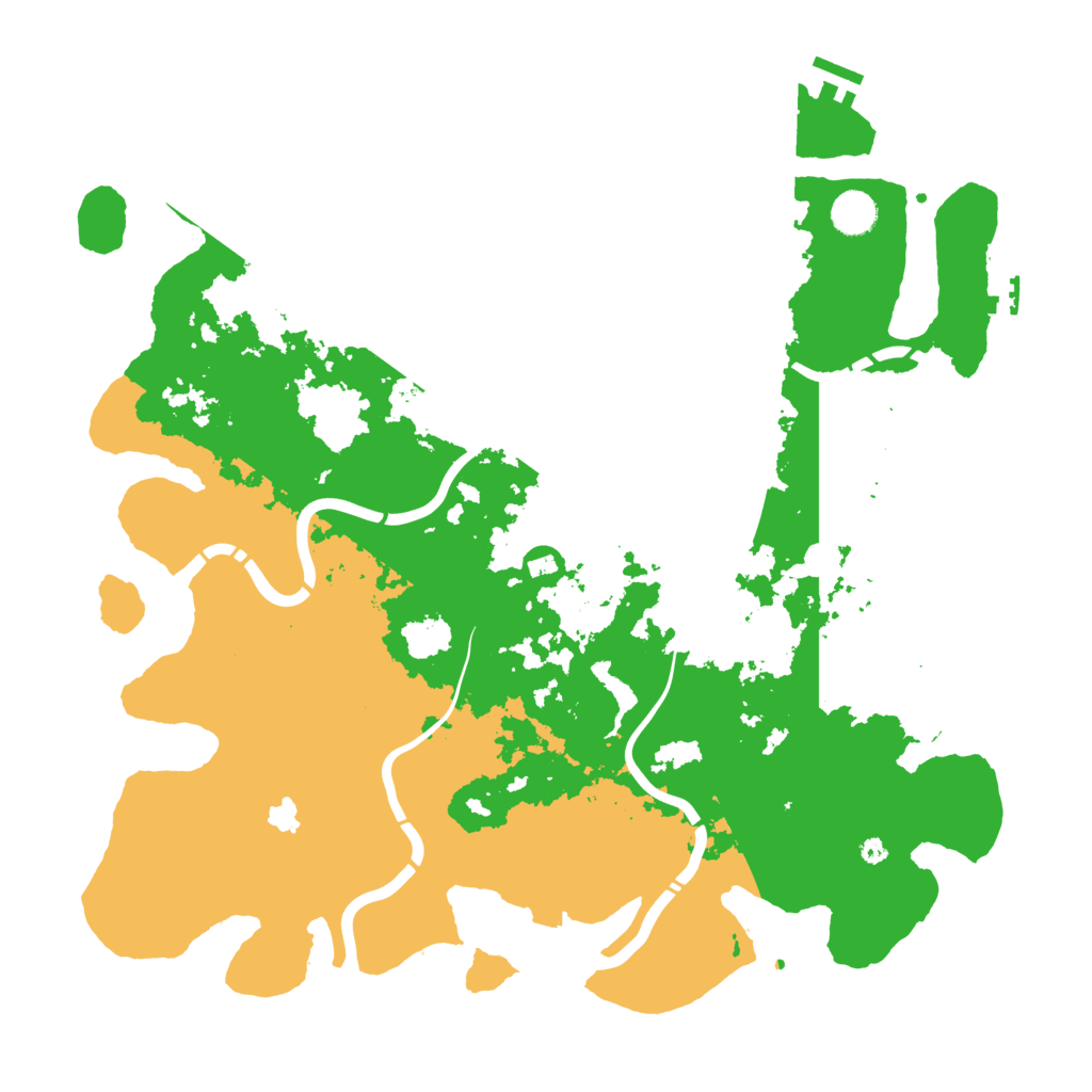 Biome Rust Map: Procedural Map, Size: 4250, Seed: 736007091