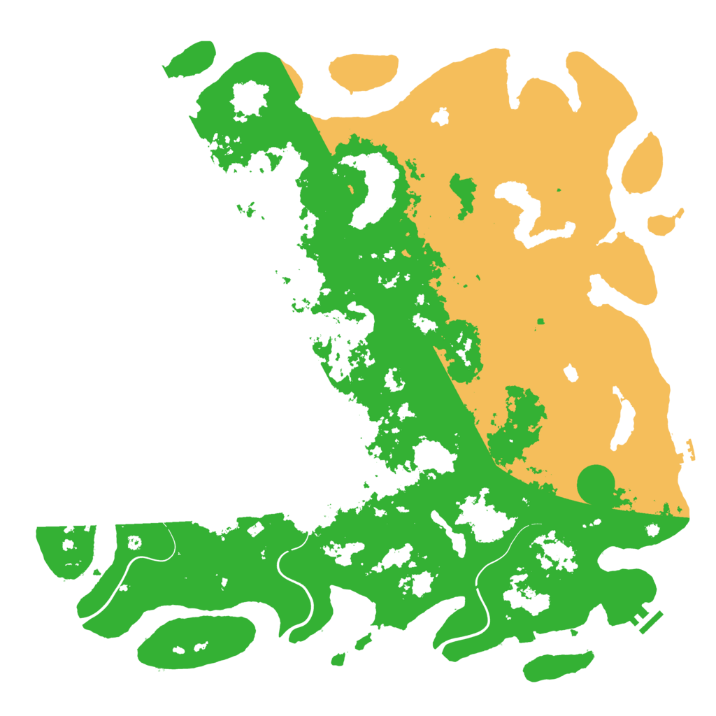 Biome Rust Map: Procedural Map, Size: 4999, Seed: 1674963048